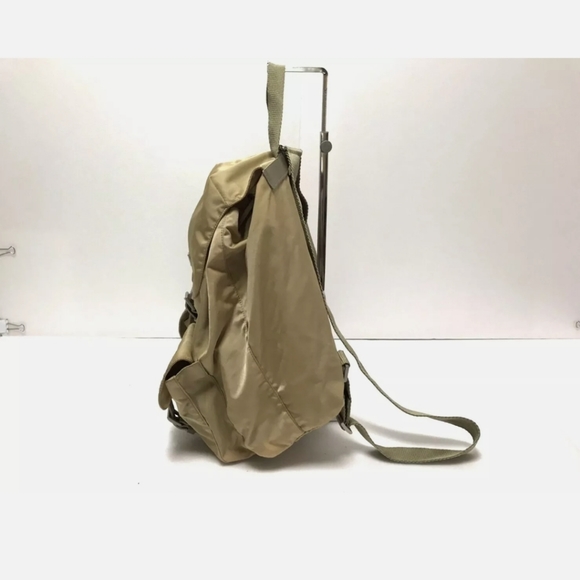 Vintage Prada Large Nylon Backpack Cammello - Picture 3 of 14